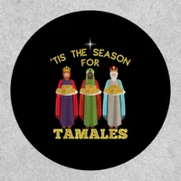 Tis Season For Tamales Funny Mexican Christmas Patch