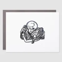 Till Death Do Us Part Classic – Spooky Skeleton Sl Car Magnet