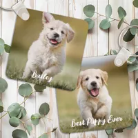 Personalized Dog Lover Custom Modern Pet Photo Keychain