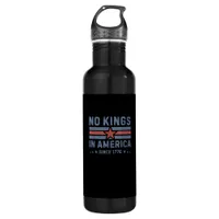 No Kings In America Since 1776 Vintage Stainless Steel Water Bottle