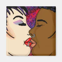 Romantic Kiss | Interracial Romance    Magnet
