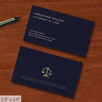 Simple Professional Lawyer Business Card