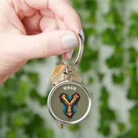 Bold Graffiti Monogram "Y" Customizable Keychain