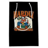 Bone Hands Heart Lesbian Goth Minimal Design Medium Gift Bag