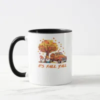 It’s Fall Y’all Pumpkin Gnome Autumn Tree Pumpkin  Mug