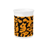 Abstract Cheetah Spots Pitcher