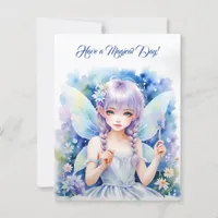 Pretty Pastel Fairy Postcard