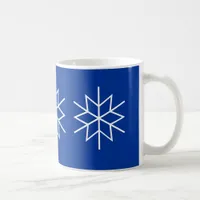 Mug - White Snowflakes