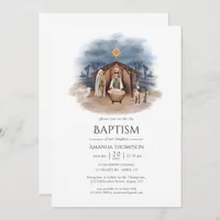 Religious Christmas Nativity Birth Jesus Christ Invitation