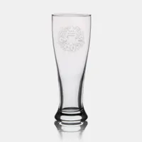 Love Birds Nature Bride & Groom Pilsner Glass