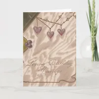 Vintage Loving Birthday Greetings Card