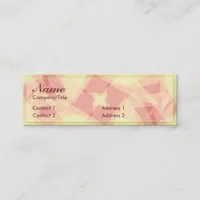 ABSTRACT ROSA PROFILE CARD