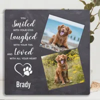 Dog Memorial Gift- Sympathy Dog Pet Loss Keepsake Plaque