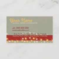 Magical Party Stars Business Card