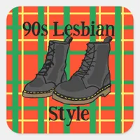 90s Lesbian Style Sticker