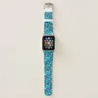 Tropical Blue Morpho Butterflies Nature Lover Apple Watch Band