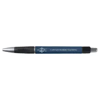 Navy Blue Anchor Nautical Personalized Pen