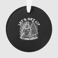 Let's Get Lit Christmas Christmas Celebration Ornament