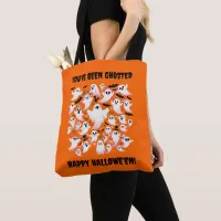 Funny You've Been Ghosted Ghosts in Flight Tote Bag