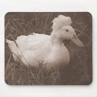 Crestie the Crested Duck Mouse Pad