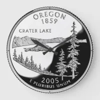 Faux Oregon State Quarter Clock