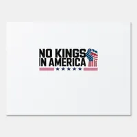 No Kings In America USA Creative Casual Sign