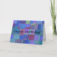 Birthday Abstract Card