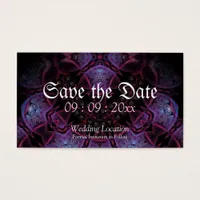 Gothic Save the Date Announcement Cards