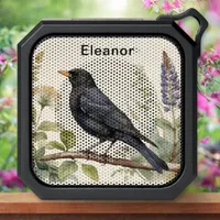 Common Blackbird Garden Bird Personalized Bluetooth Speaker