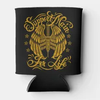 Support Main Yellow Syringe Wings Biker Can Cooler