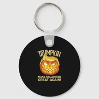 Trumpkin Make Halloween Great Again Funny Pumpkin  Keychain
