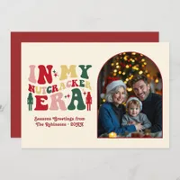 Classic Noel In My Nutcracker Era Christmas Photo Holiday Card