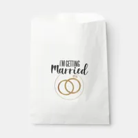 I am Getting Married Favor Bag