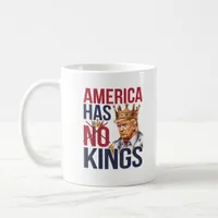 No Kings In America Funny America Has No King Poli Coffee Mug