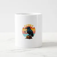 Gothic Raven Funny Halloween F Caw F Coffee Giant Coffee Mug