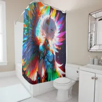 Majestic Kaleidoscope Manga Girl Shower Curtain