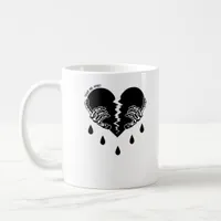 Tear Me Apart Emotional Dark Tone Coffee Mug