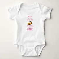 Our Little Cutie Pi Day 1st Birthday Baby Bodysuit