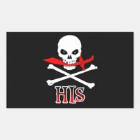 Pirate His Rectangular Sticker