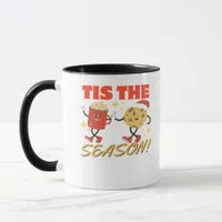 Tis The Season Christmas Retro Characters Mug