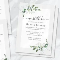 We Still Do Vow Renewal 50th Wedding Invitation