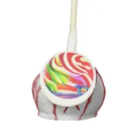 Santa Monica Pier swirly Candy AI Art Cake Pops