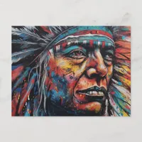 Beautiful Native American Postcard