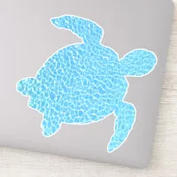 Cool Blue Turtle Sticker