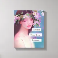 Love is Your True Essence | Fairy Like Angelic  Canvas Print