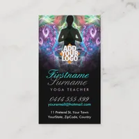 Yoga New Age Teacher School  w/ Logo Business Card