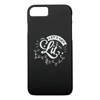 Christmas Eve Merry Christmas - Let's Get Lit Clas iPhone 8/7 Case