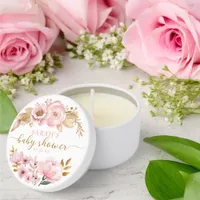 Blush Pink Baby Shower Mini Candle Favor Mini Candle Favors