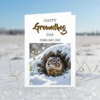 Happy Ground Hog Day! February 2nd Card