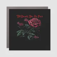 Till Death Do Us Part Classic – Love Design Car Magnet